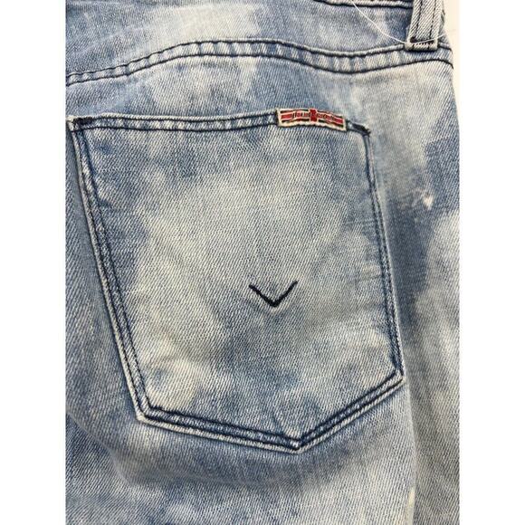 Hudson Blue Denim Pockets Zipper Mid Rise Stretch Skinny Jeans Size 26 - Picture 5 of 13